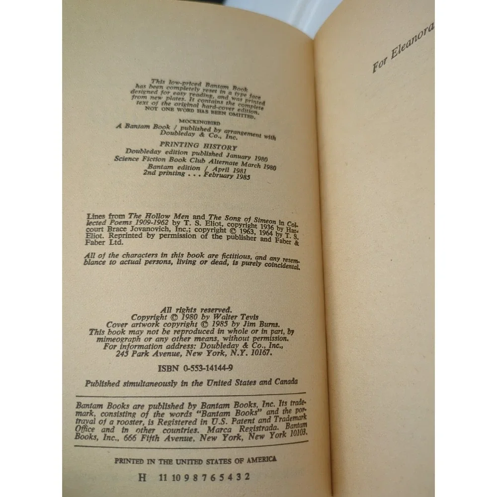N/A mockingbird paperback